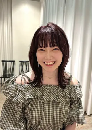 ミディアム behive  駅前店所属・菊地 桃花のヘアスタイル