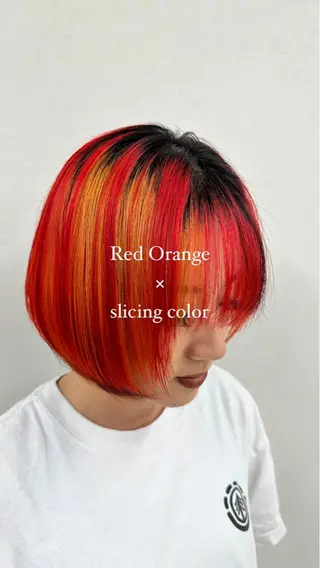 ショート 【デザインカラー】 難波　秀喜のヘアスタイル