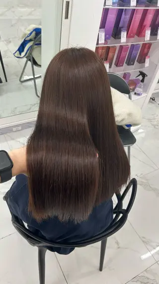 ロング カラー 透明感カラー/カット 京都🖤Akaneのヘアスタイル