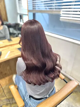 ロング カラー ︎︎カイ ミズキ 🐰𝜗𝜚のヘアスタイル