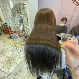 ロング カラー \脱・うねり& 広がり/gite菊のヘアスタイル