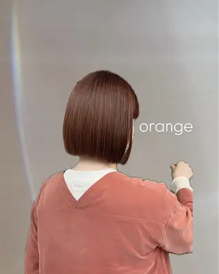 ミディアム INORI|艶カラ ー|フェイスレイヤーのヘアスタイル