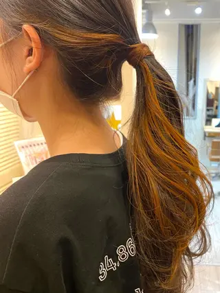 ロング カラー ANNA /艶髪/ハイトーンのヘアスタイル