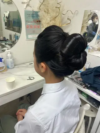 セミロング 六本木/ヘアセット /hairmakeのヘアスタイル