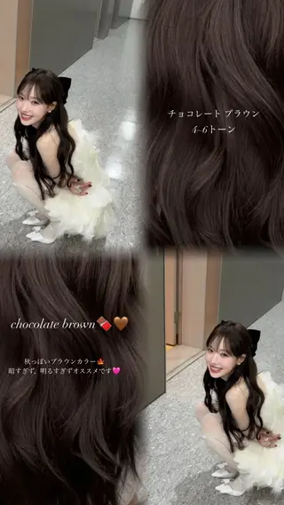 カラー 韓国ヘア/透明感 カラー/金子 愛優のヘアスタイル