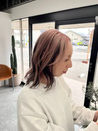 ミディアム カラー hair salon SILLO.のヘアスタイル