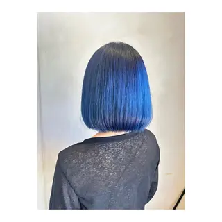 ミディアム カラー 綱島店副店長 すずきひじりのヘアスタイル