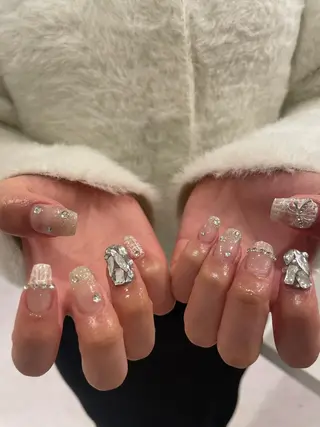 ネイル 束感まつ毛/ネイル/ LED♥KIRARAのマツエク・マツパデザイン