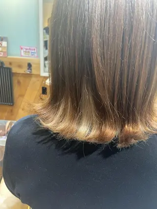 ミディアム カラー CORE blanc所属・COREblanc ゆきの／表参道 原宿のヘアスタイル