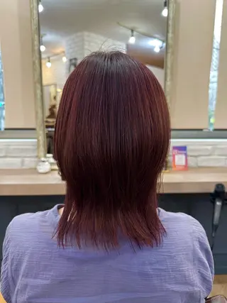 ミディアム shell国分寺 水野由香のヘアスタイル