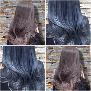 セミロング カラー 心斎橋/ブリーチなし 髪質改善/レイヤーのヘアスタイル