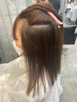 Belle　銀座五丁目所属・小森田　果怜 カラー、縮毛矯正のヘアスタイル