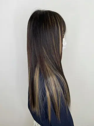 ロング 杉田 一浩のヘアスタイル