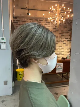 ショート カラー 🍀アレンジ簡単ヘア ☘️石田万里奈🍀のヘアスタイル