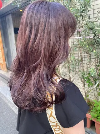 ロング 🍋暖色カラーヘアア レンジniina🍋のヘアスタイル