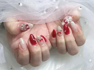 ネイル 【Eclat ｴｸﾗ】nail＆beauty所属・Eclat〔ｴｸﾗ〕 MOEKA𝜗𝜚*のネイルデザイン