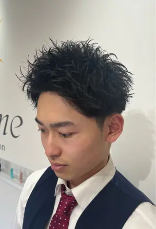 ショート メンズ 【店長】メンズ職人 短髪　ハイトーン🔥のヘアスタイル