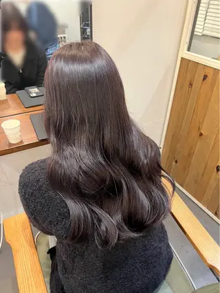 ロング カラー シウ門前仲町所属・圓岡 睦美のヘアスタイル