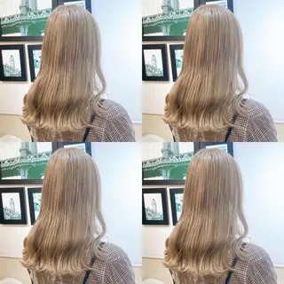 ミディアム カラー GO TODAY SHAiRE SALON 新宿店所属・Minami. 🩵 再現性特化ヘアのヘアスタイル