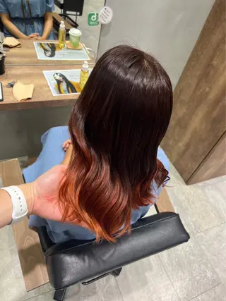 ロング カラー 一樹ハイトーン/ブリ ーチ/透明感カラーのヘアスタイル