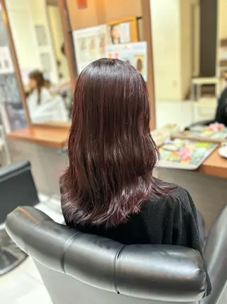 ロング カラー 小野 友暉のヘアスタイル