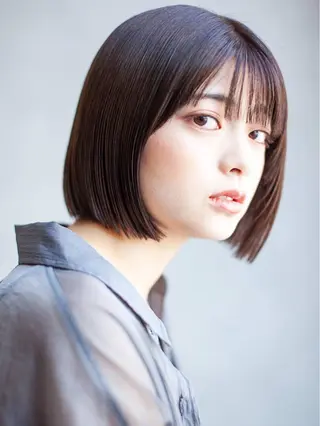 カラー 藤本 朝咲日のヘアスタイル