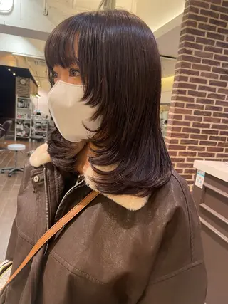ロング メンズ/艶髪/カラー サクラ🌸のヘアスタイル