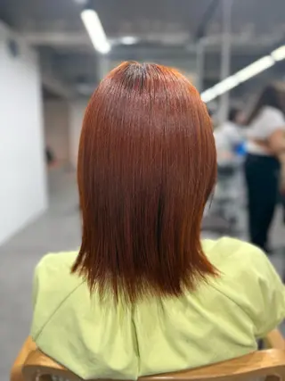 ミディアム カラー green ueno所属・ウチダ 🦖✨艶カラーのヘアスタイル