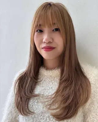 ロング 大野 真央のヘアスタイル