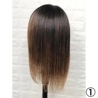 ミディアム カラー KIZU 髪質改善 オカルト怪談のヘアスタイル