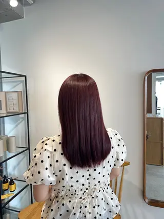 ロング 中里 凜のヘアスタイル