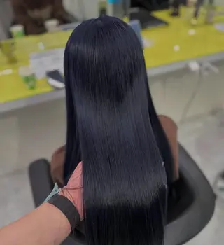 ロング カラー 韓国トレンド寒色💍 ayana💍のヘアスタイル