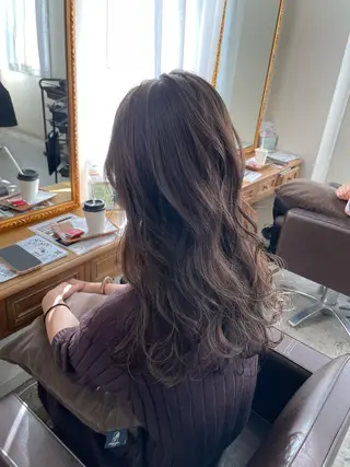 ロング カラー ヘアアレンジ 髪質改善支持率 NO.1🫧松野力也のヘアスタイル