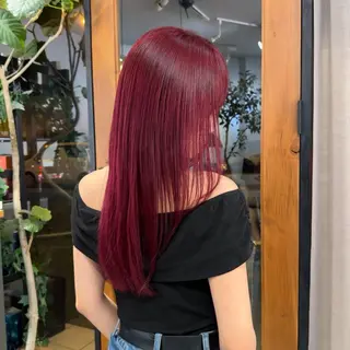 ロング カラー 吉田 葉音のヘアスタイル