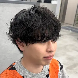 メンズ 🎖️似合わせメンズ パーマ🎖️カネキのヘアスタイル