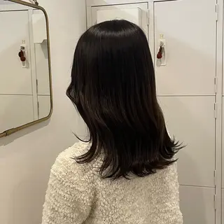 ミディアム カラー canon/レイヤー /透明感カラーのヘアスタイル