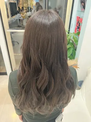 ミディアム カラー パーマ ヘアアレンジ メンズ 堀井 凌平のヘアスタイル