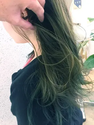 セミロング カラー ヘアアレンジ ✨ハイクオリティ✨ 山本香也のヘアスタイル