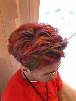 ショート カラー 佐伯 凌太郎のヘアスタイル