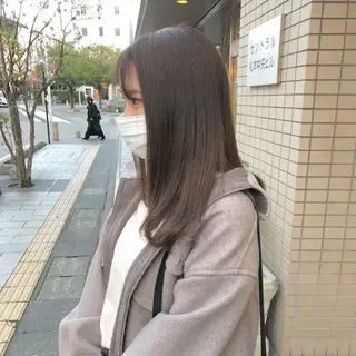 セミロング キノシタ ナオユキのヘアスタイル