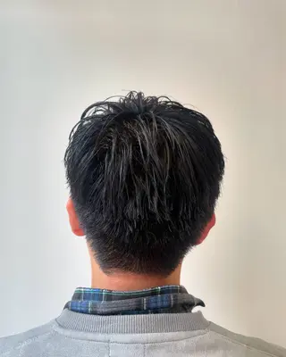 ミディアム メンズ メンズパーマ/カット / 古川　諒のヘアスタイル