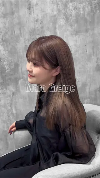 セミロング カラー francesca. uraのヘアスタイル