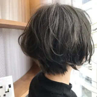 ショート パーマ 似合わせカット得意 仁井亮のヘアスタイル