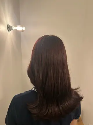 ミディアム カラー 🎀咲月🎀レイヤー /暖色透明感カラーのヘアスタイル