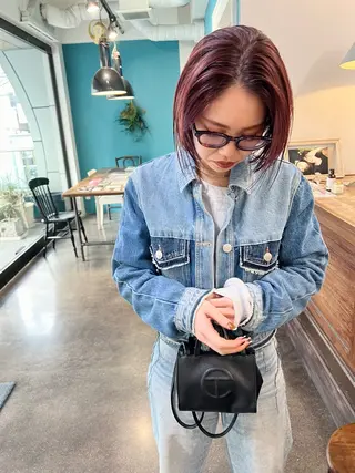 ショート カラー 千葉 郁也のヘアスタイル