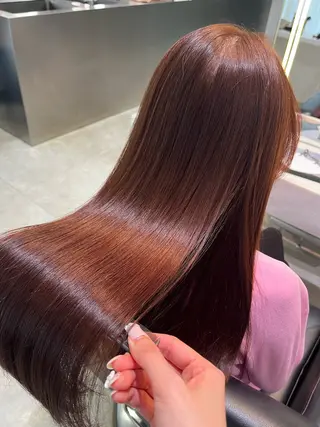 ロング カラー 𝐀𝐲𝐚𝐤𝐚 /艶髪/ストレートのヘアスタイル