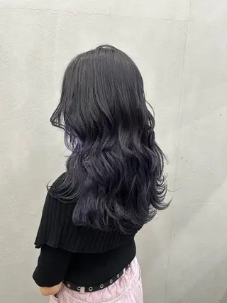 セミロング カラー N/デザインカラー 🌿ナギのヘアスタイル