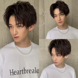 ショート メンズ 【代表】 高瀬慎也/縮毛矯正のヘアスタイル