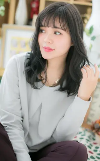 ミディアム 小顔カット得意🌟 岩渕麻由のヘアスタイル