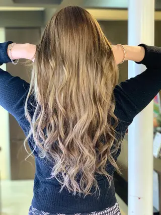 ロング ReHyd BEAUTÉ salon&store 心斎橋店所属・❤️MASAKO❤️ 🌸🩷エクステ🩷のヘアスタイル